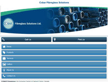 Tablet Screenshot of cobarfibreglass.com